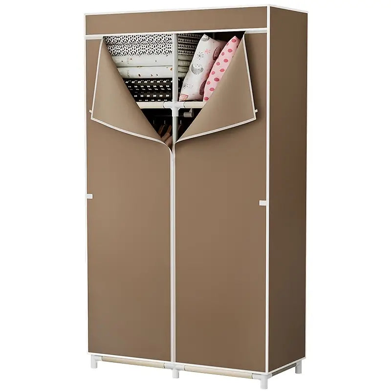 Dustproof Zipper Storage Cabinet for Clothes Organizer