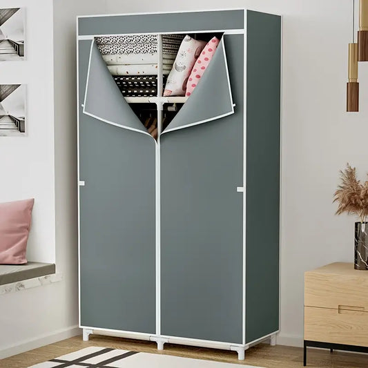Dustproof Zipper Storage Cabinet for Clothes Organizer