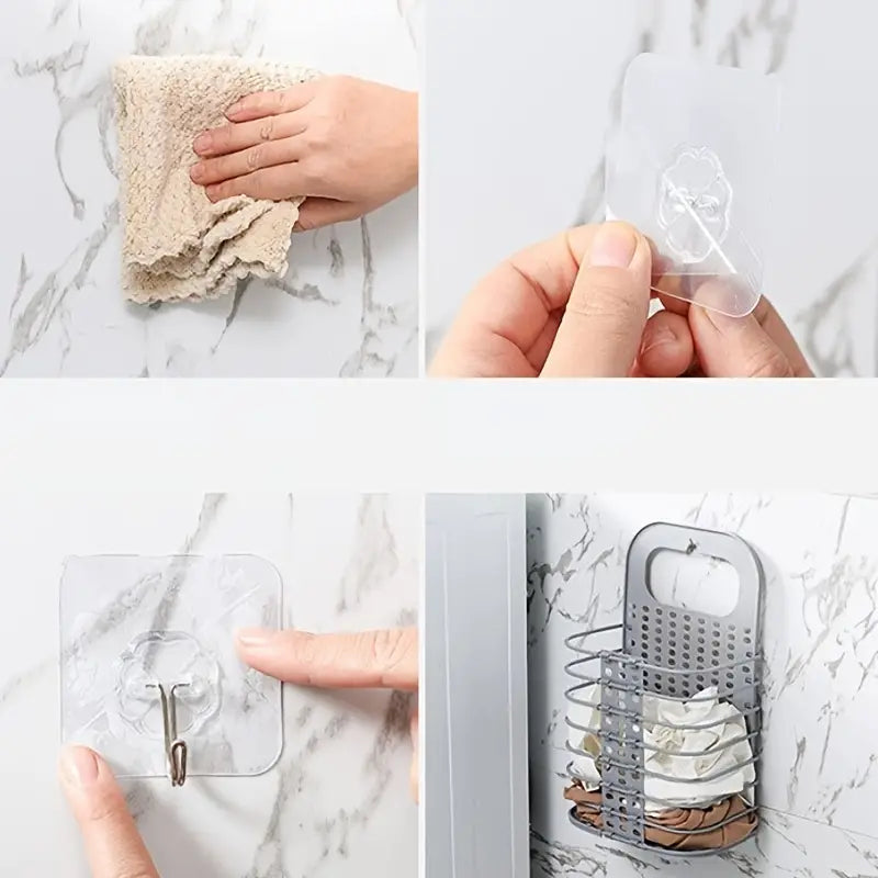 Foldable Wall-mounted Laundry Basket for Dirty Clothes