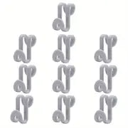 10pcs Heavy Duty Clothes Hanger Connector Hooks