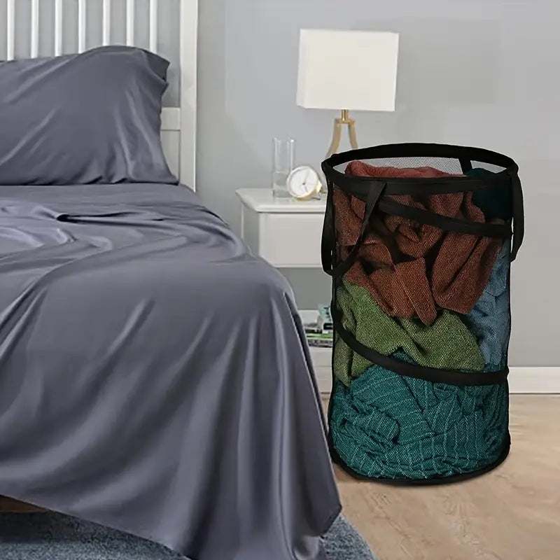 Large Collapsible Laundry Basket for Clothes Storage