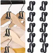 10pcs Heavy Duty Clothes Hanger Connector Hooks