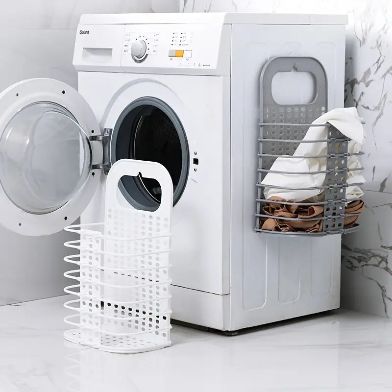 Foldable Wall-mounted Laundry Basket for Dirty Clothes