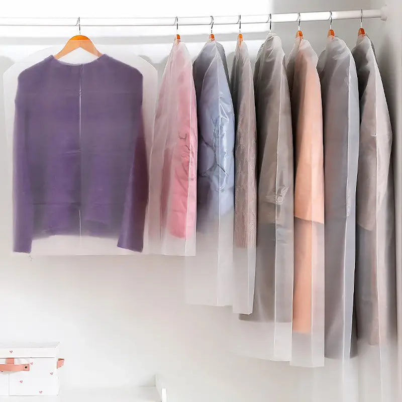 4pcs Waterproof Clothes Storage Dust Covers Set