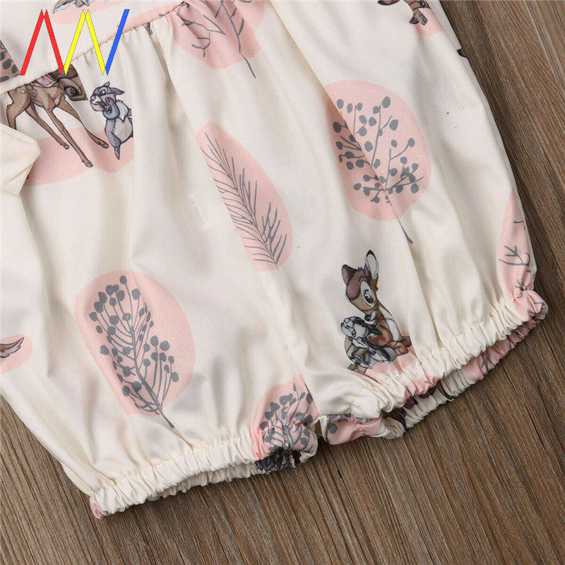 Newborn Baby Girls' Romper Jumpsuit Clothes