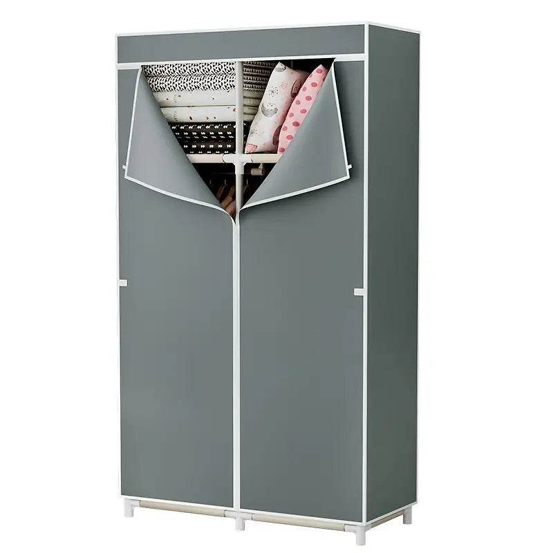 Dustproof Zipper Storage Cabinet for Clothes Organizer