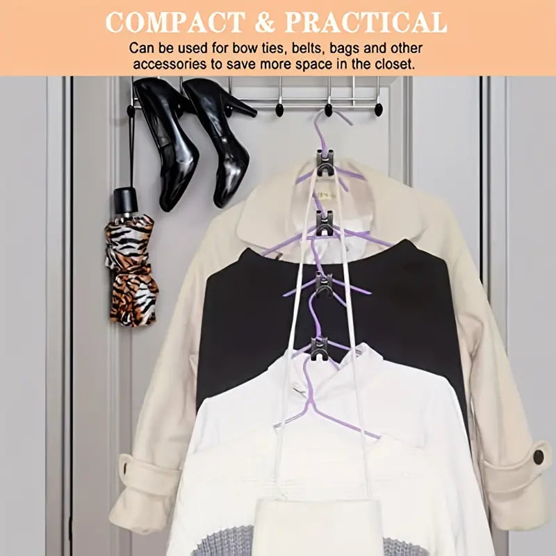 10pcs Heavy Duty Clothes Hanger Connector Hooks