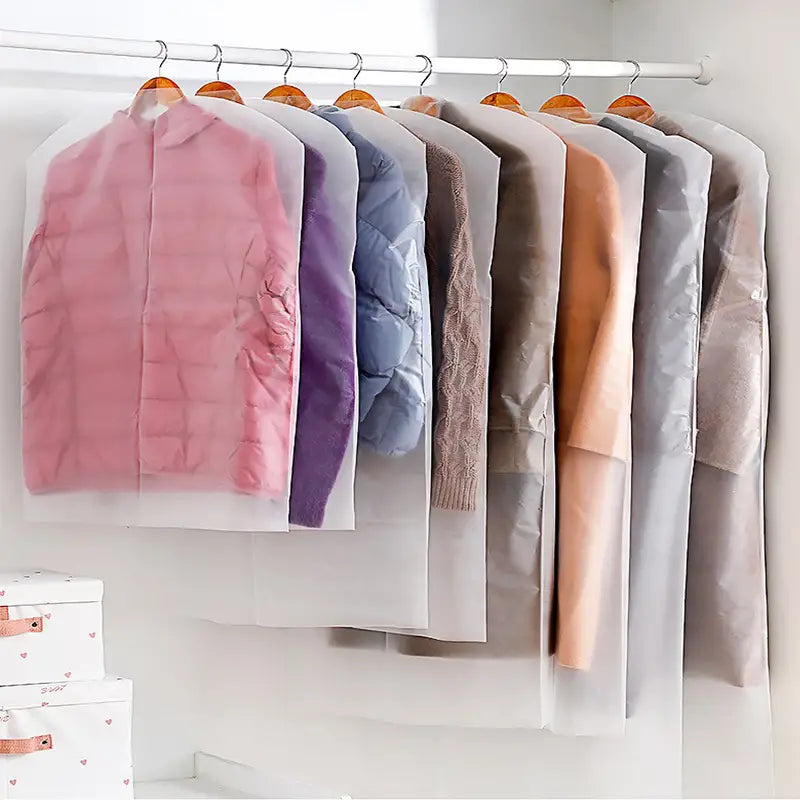 4pcs Waterproof Clothes Storage Dust Covers Set