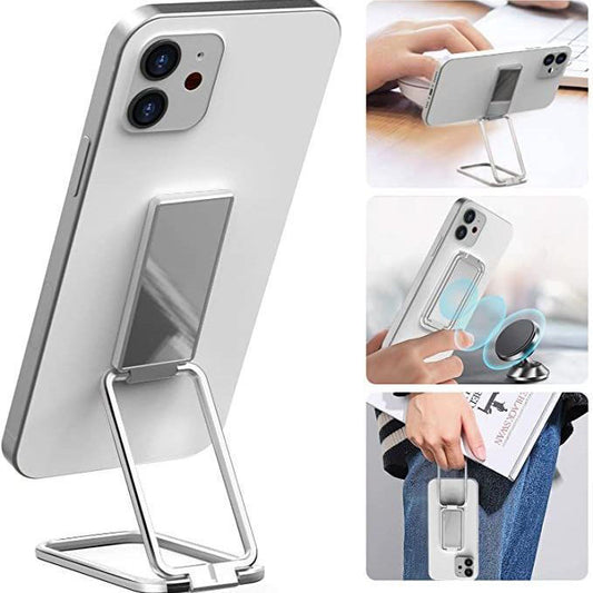 Foldable Mobile Phone Holder Ring Buckle Retractable Desktop Cellphone Stand